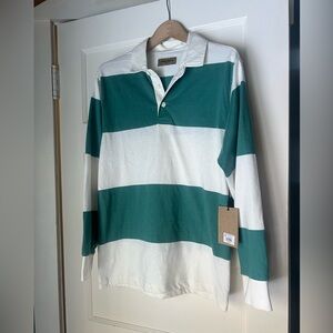 NWT Broken Threads rugby shirt